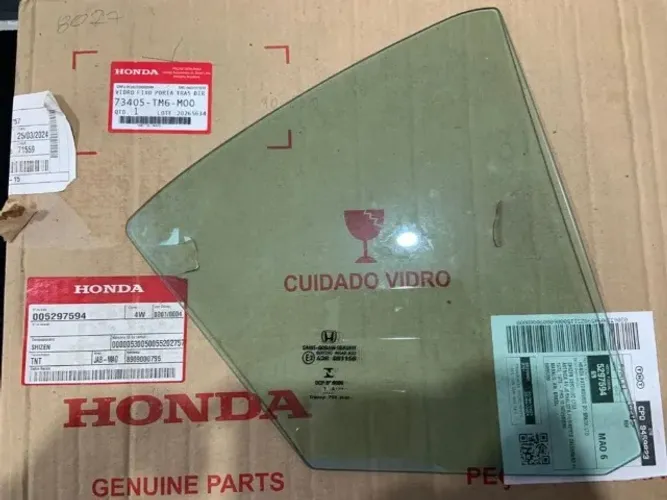 Vidro Traseiro Direito fixo Vigia Honda City 2009/2014 - Peça Genuína 