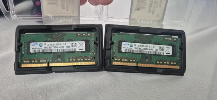 Memória Samsung 2G DDR3 1333MHZPar de Memória Samsung 2G DDR3 1333MHZ<br>
