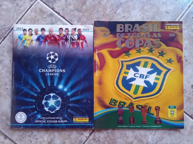 Álbum Copa do Mundo + Champions League 