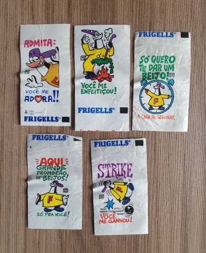 Figurinhas Frigells Anos 90