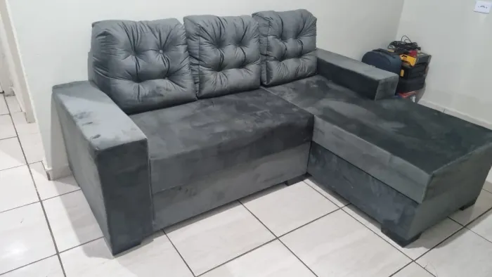 Sofá L 3 lugares - PROMOÇÃO hoje novo garantia 