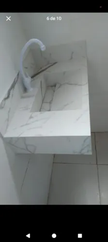 Pia para banheiro em porcelanato
