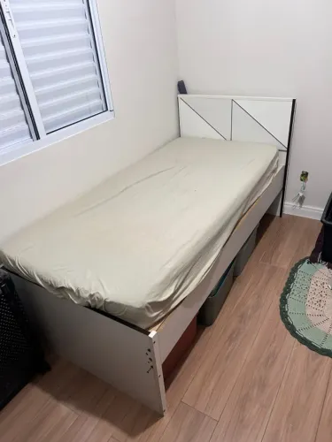 Cama de solteiro 100% MDF