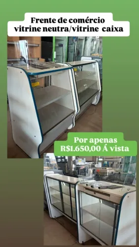 VITRINE CAIXA USADA