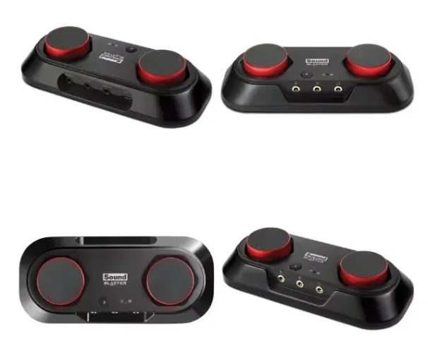 Placa de Som Creative Sound Blaster Audigy Externa USB Plug and play