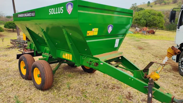 Distribuidor de Adubo Orgânico, Calcário Sollus 8000 kilos