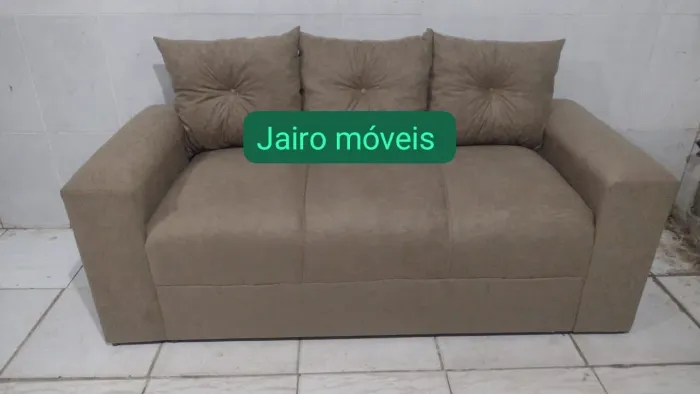 Aparti de 559 sofa com dois puf promoção de hoje chama