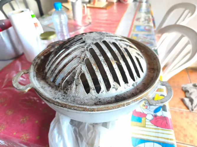 Gengiskan alumínio fundido (churrasqueira)