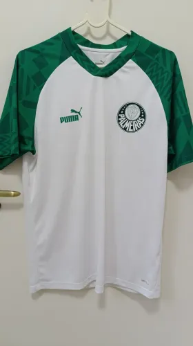 Camisa Palmeiras Puma Pré-jogo 2023 - Tam. G (veste M também)