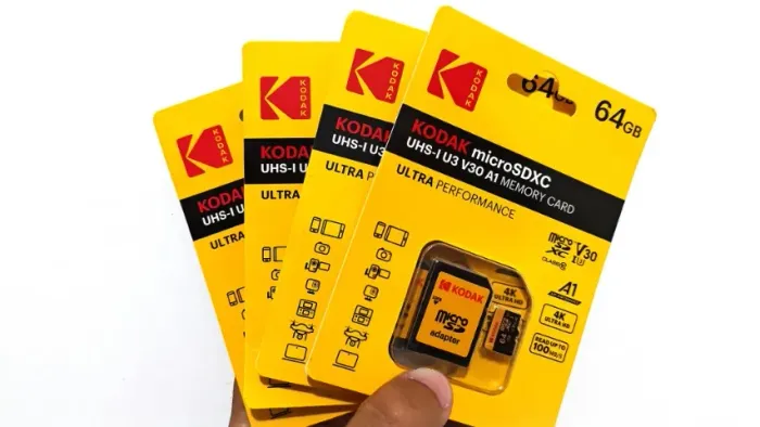 Cartão micro SD SDXC Kodak 64gb alta velocidade U3 V30 A1 4k original