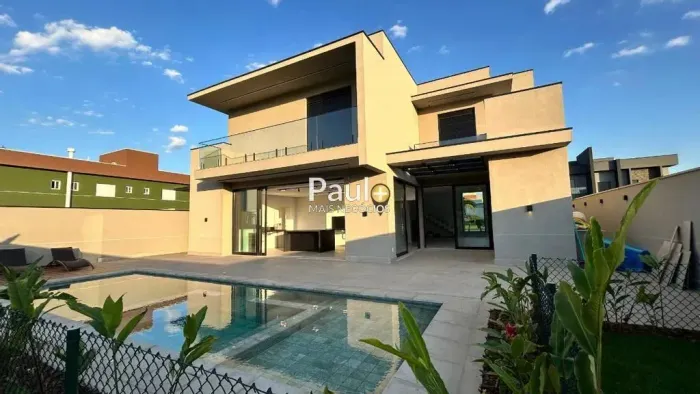 Casa a venda Tamboré Jaguariúna, com 3 suítes, com 334 m²