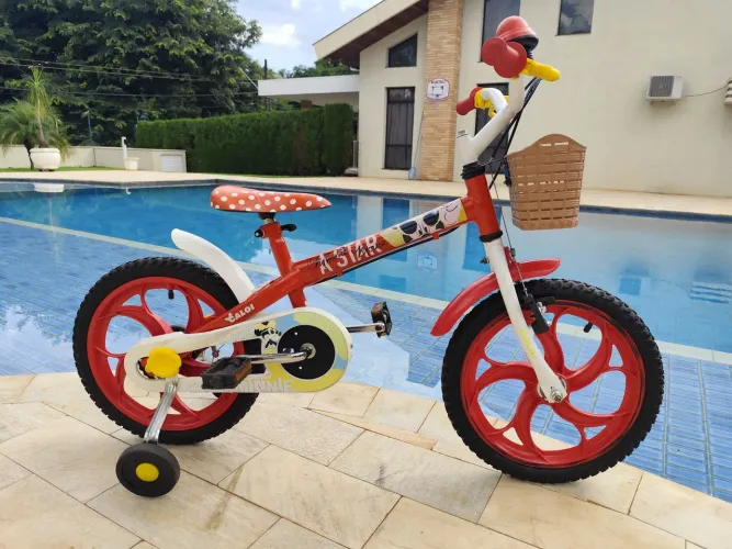 Bicicleta Infantil Minnie - Aro 16 polegadas