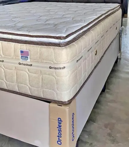 Cama Box OrtoSleep - Novo - Excelente Estado