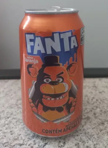 Lata Five nights at freddy's da Fanta - fnaf