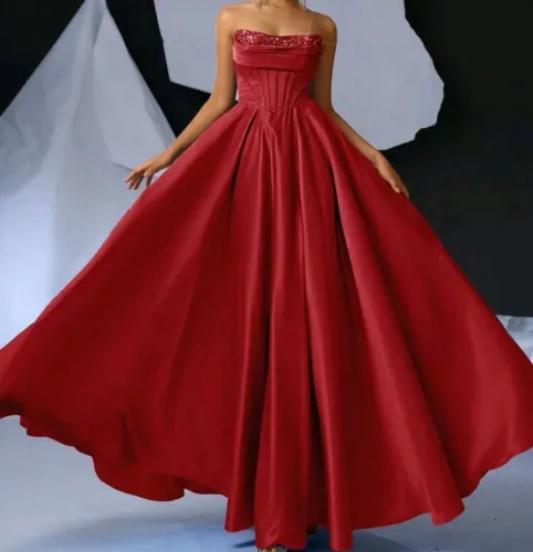Vestido festa vermelho