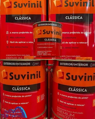 Tintas Suvinil Clássica - Cobertura e Qualidade Premium 18 Litros 