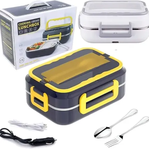 Marmita Elétrica Portátil Acompanha Talheres 12V-24V Veicular - Loja Natan Informática