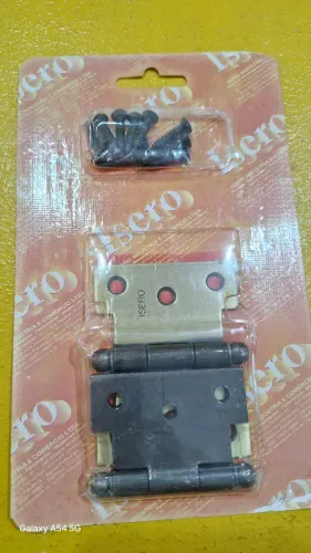 Par de Dobradiças Isero com parafusos