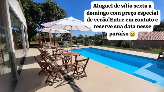 Aluguel de sítio em lagoa santa/Jaboticatubas 