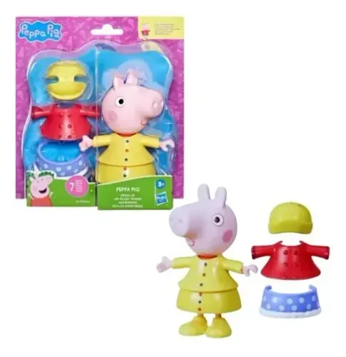 Boneca Peppa Pig Estilos Divertidos - Hasbro