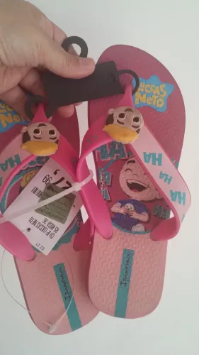 Chinelo Ipanema Infantil Luccas Neto Rosa