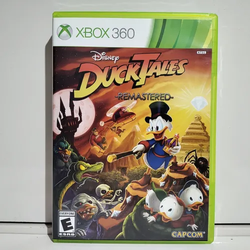Duck Tales Remastered Xbox 360 Original Americano Mídia Física Raro Jogo Disney 