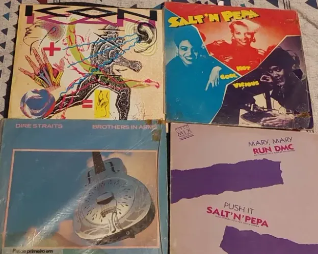Vinil LP disco Konkan Salt N Pepa Dire Straits