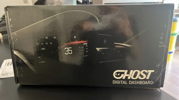 Painel digital Ghost Dashboard 10.3 ultrawide