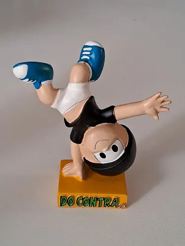 Figura miniatura Nimbus & Do Contra (Coleção Turma da Mônica) + Revista