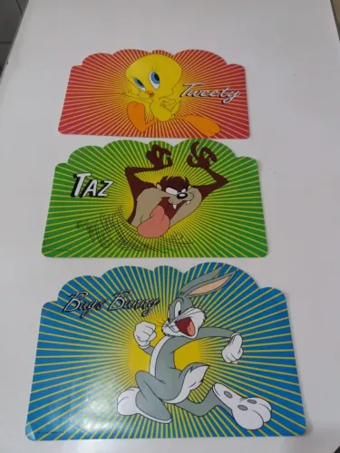 Jogo americano 3 peças tema Looney Tunes