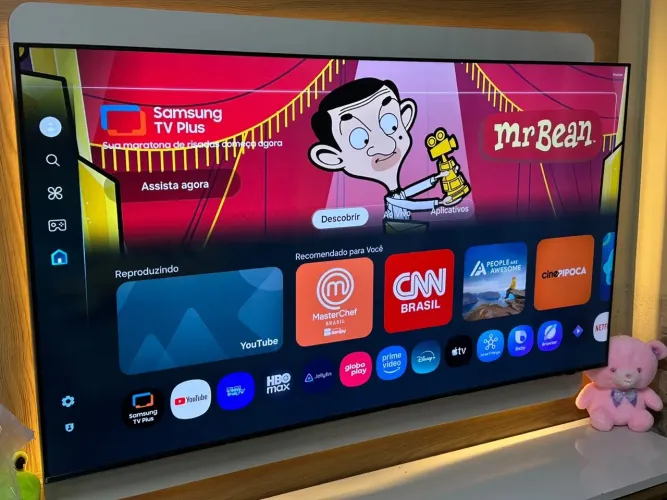 Smart tv 50 4k com Alexa Xbox tela infinita sistema tizen modelo novo