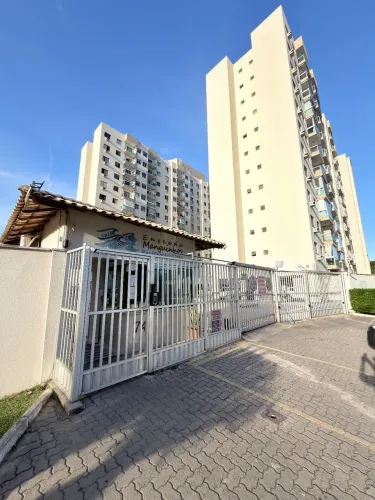 Apartamento 2 quartos com varanda e lazer completo - Condomínio Enseada de Manguinhos