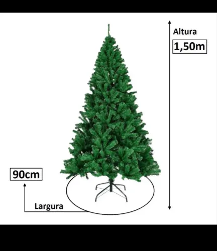 Árvore de Natal usada 1x apenas!!!
