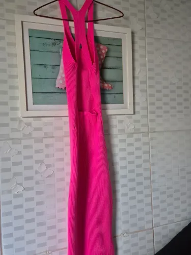 Vestido rosa modal