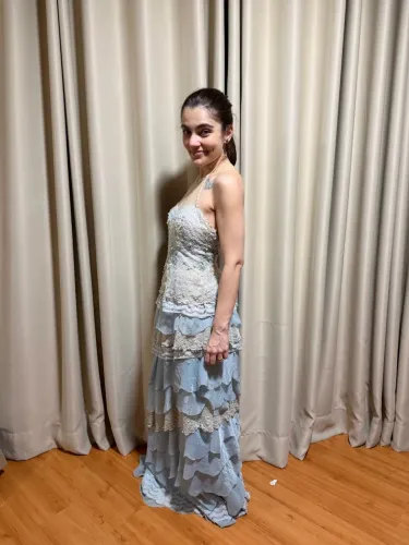 Vestido sereia festa