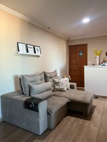 Sofá Retrátil Reclinável 3 lugares