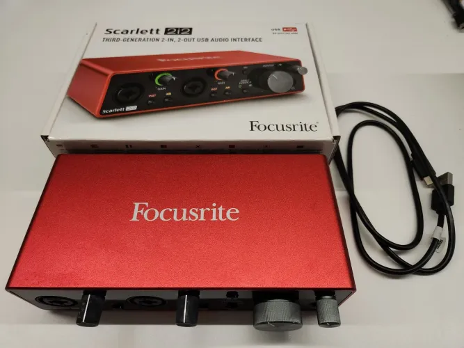 Focusrite 2i2 3a geração zerada