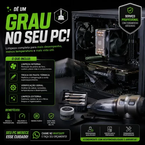 Limpeza e diagnóstico no seu PC