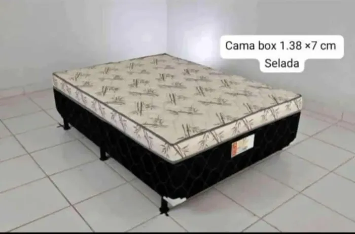 Cama box de 10 cm de espuma D28