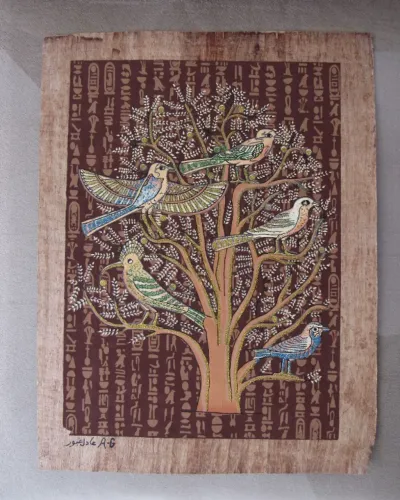 Papiro egípcio para decoração - original