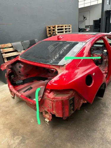 Lateral traseira direita carroceria Jaguar xe 2018 2019 