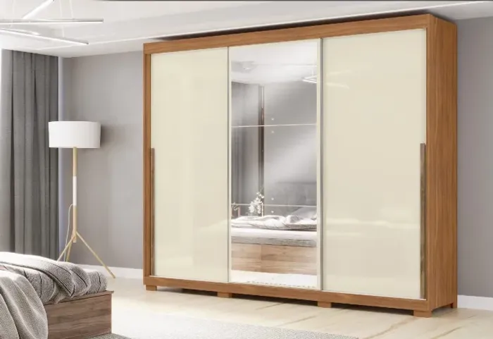 Guarda-Roupa Senna 3 portas 6 gavetas - (Novo) ENTREGAMOS EM BRASILIA E ENTORNO