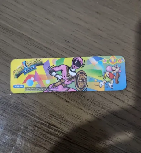 Panfleto huevitos anos 90 Power Rangers.