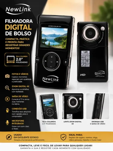 Filmadora Digital Newlink 2.0