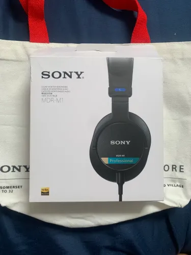 Fone Sony MDR M1 profissional estudio c/ nf