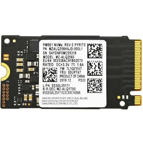 SSD NVME M2 M-SATA SAMSUNG PM991 255GB SAÚDE 100% (ORINIAL, E SO VENDE IMPORTADO!!!)