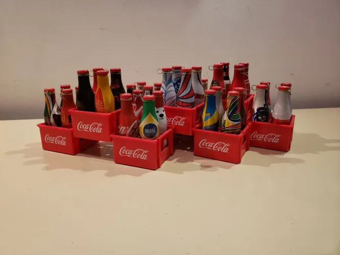 Mini garrafas de coca cola, item de colecionador 