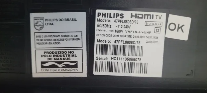 Vendo TVs de 47 e 32 polegadas com defeito