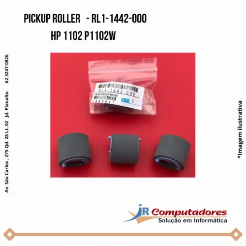 PICKUP ROLLER   - RL1-1442-000 HP 1102 P1102W M1130 M1132  - lote com 05 unidades  