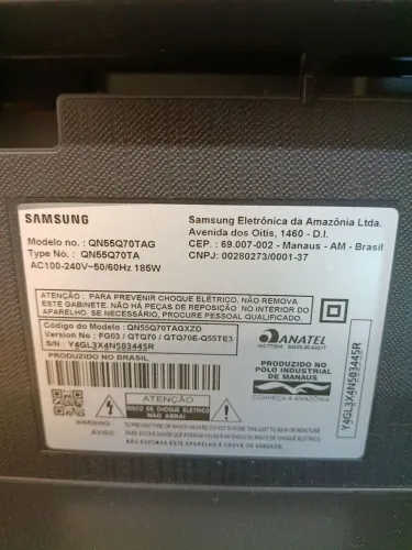 Peças de TV Peças de TV Samsung modelo QN55Q7OTAG
